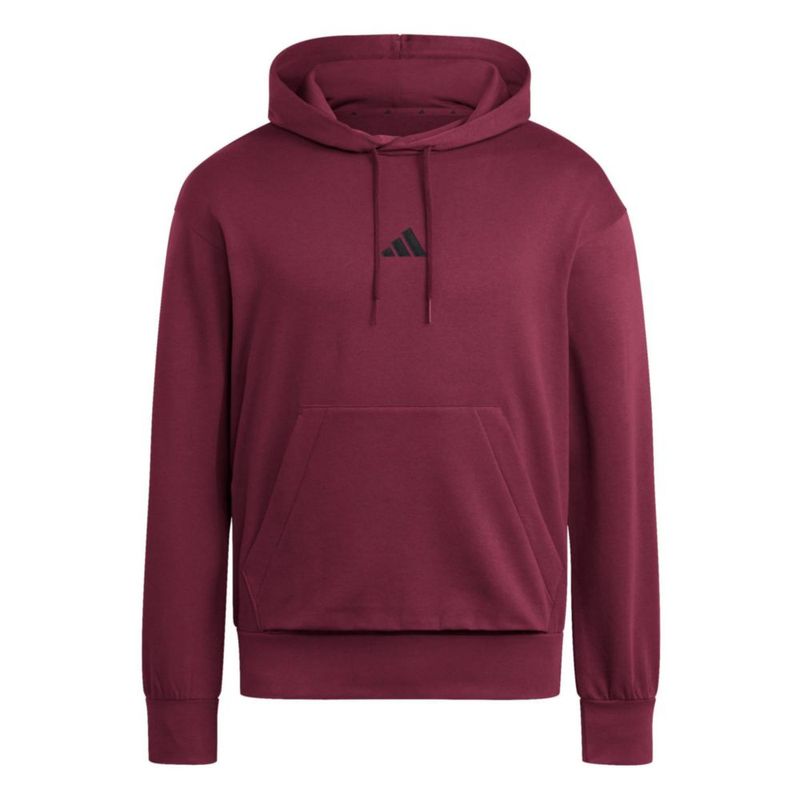 Sudadera con capucha adidas Essentials FeelCozy Talla M Granate/Negro