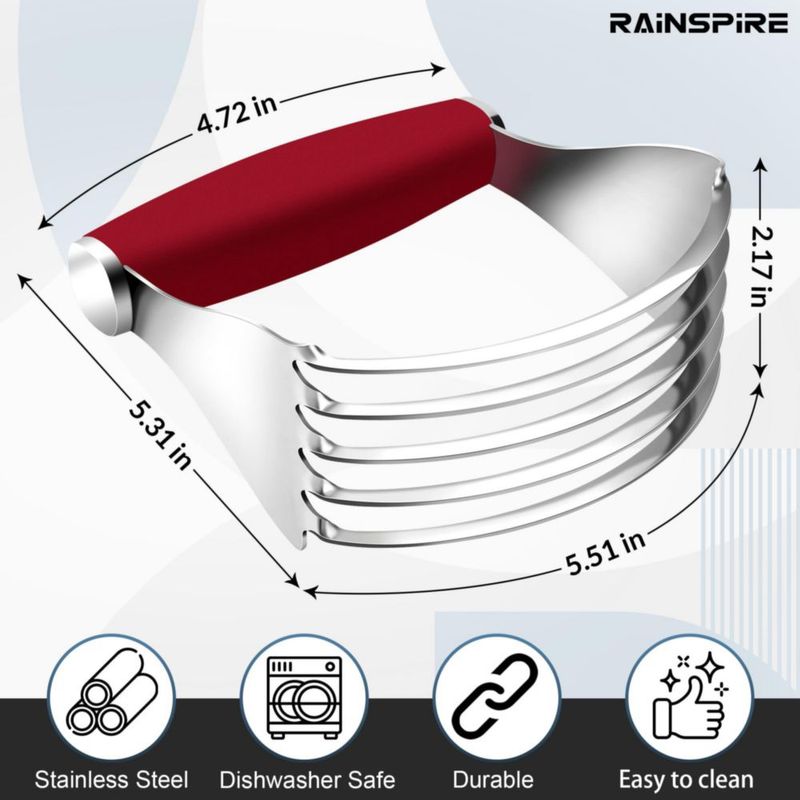 Cortador de Pastelería Rainspire Duradero Rojo
