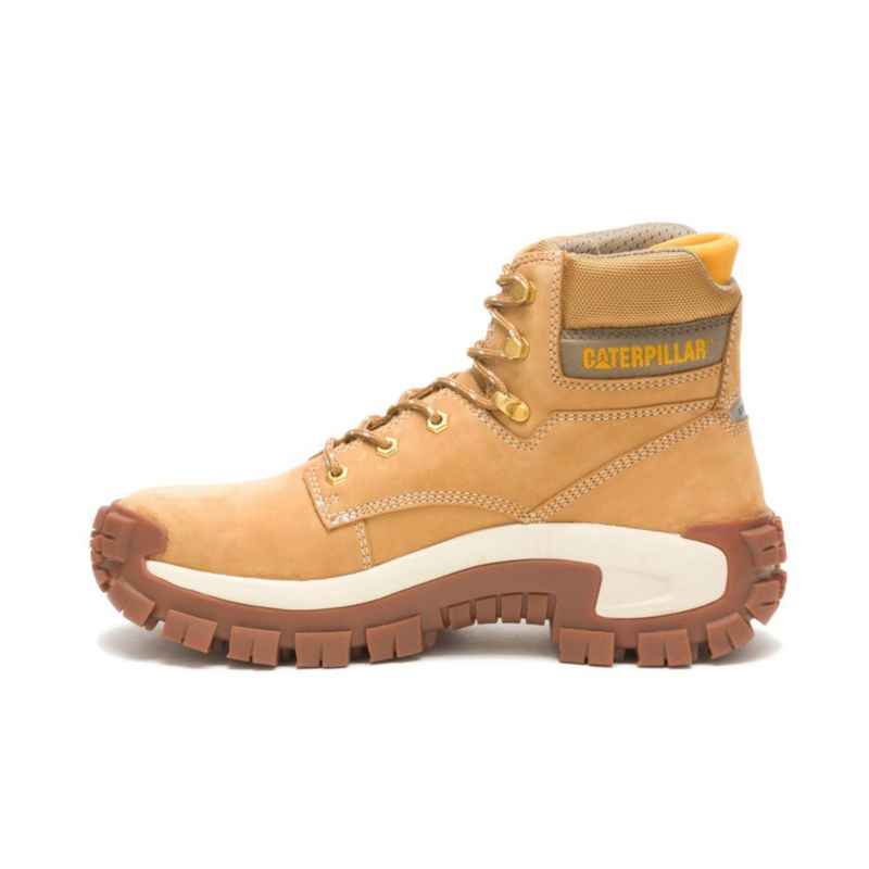 Bota CAT Invader Hi con puntera de acero Honey Reset 30 cm