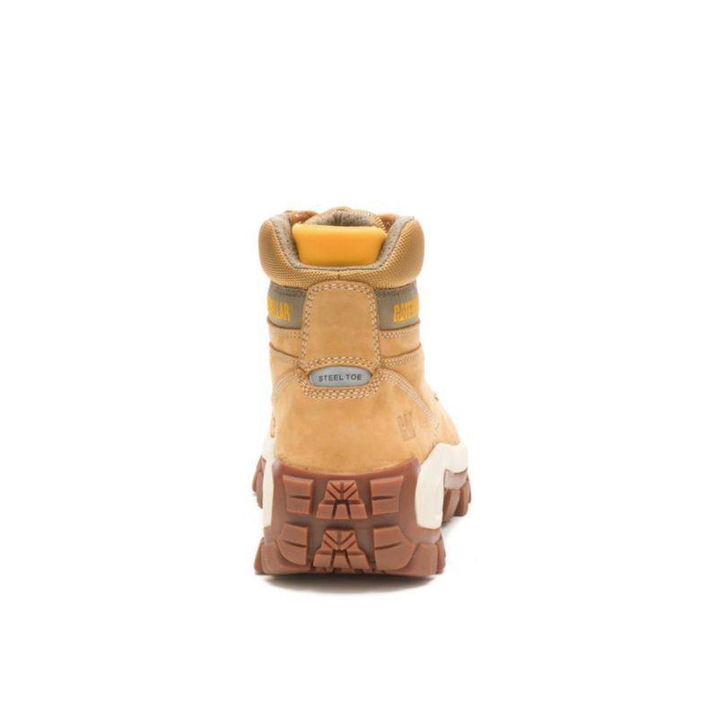 Bota CAT Invader Hi con puntera de acero Honey Reset 30 cm