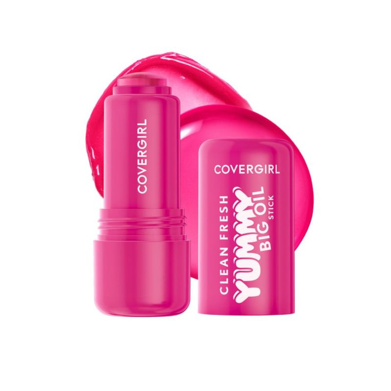 Bálsamo labial COVERGIRL Yummy Big Oil 110 Fucsia