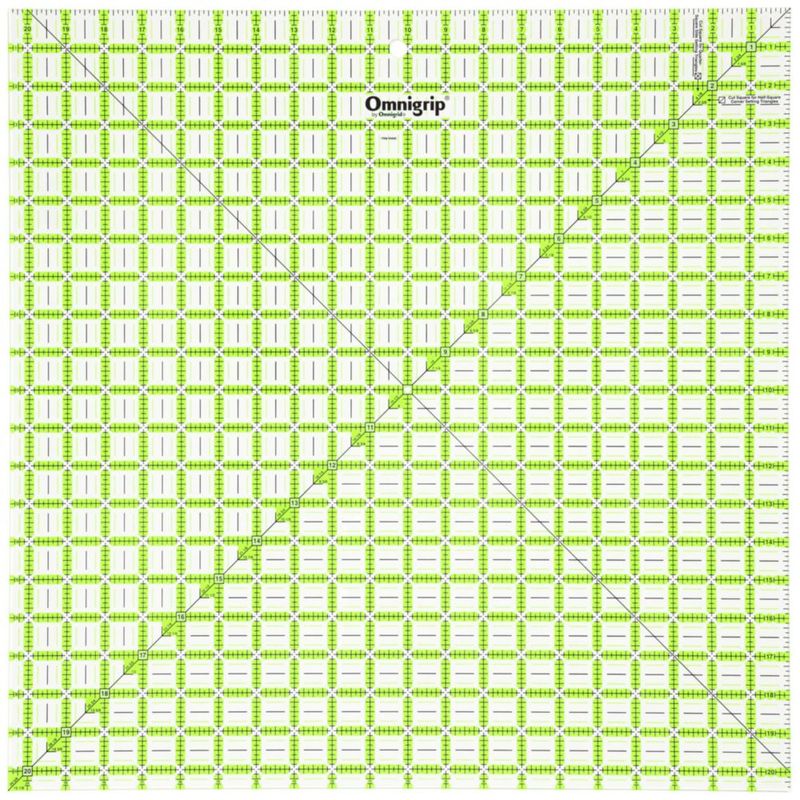 Regla Omnigrid 52 cm Cuadrada Antideslizante para Acolchar