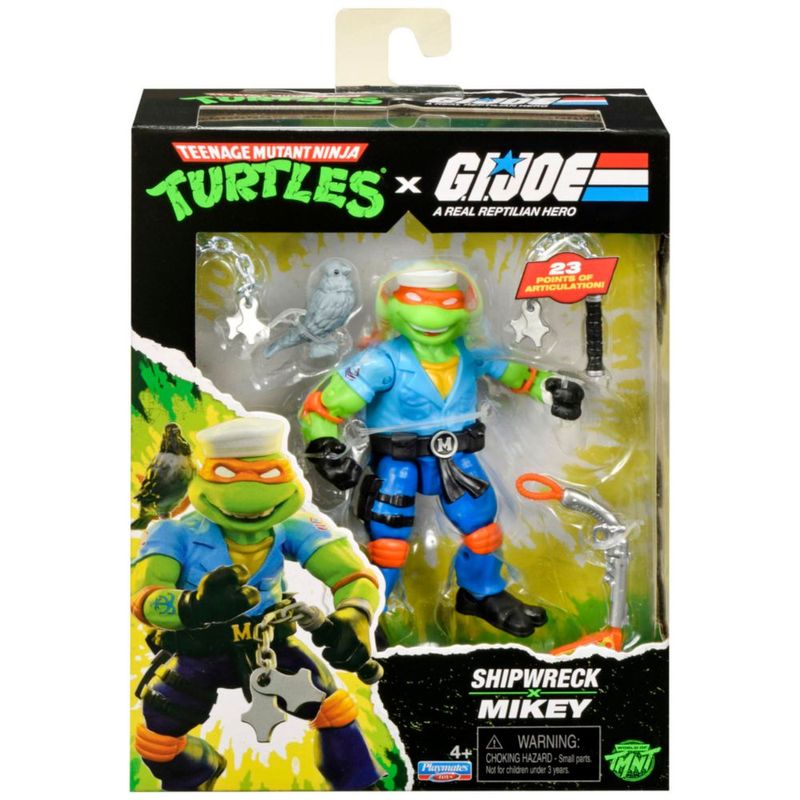 Figura de acción TEENAGE MUTANT NINJA Shipwreck x Mikey