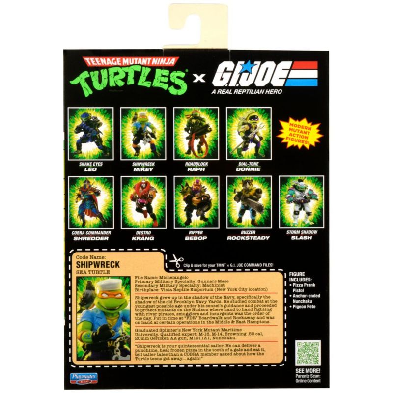 Figura de acción TEENAGE MUTANT NINJA Shipwreck x Mikey