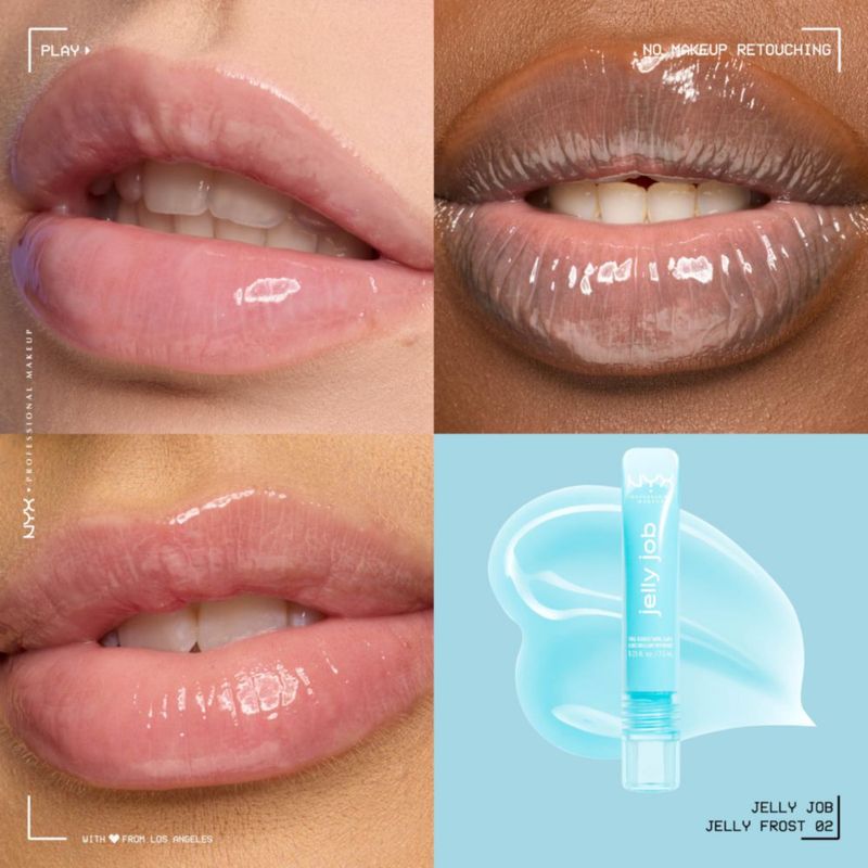Brillo Labial NYX PROFESSIONAL Jelly Job Icy Blue 75 ml