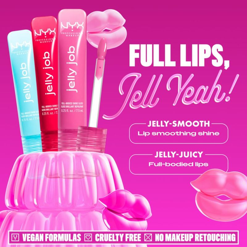 Brillo Labial NYX PROFESSIONAL Jelly Job Icy Blue 75 ml