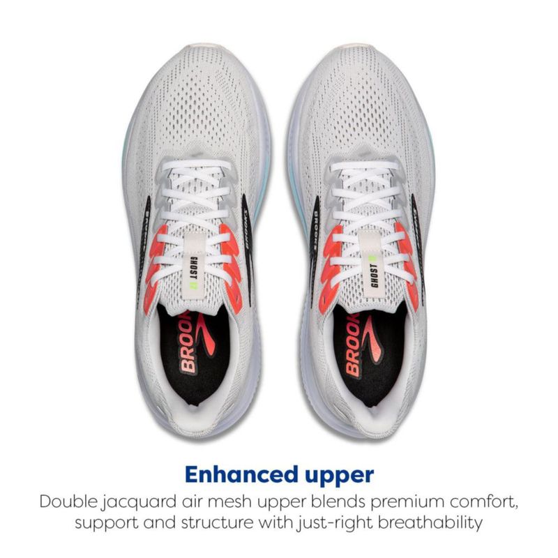 Zapatilla de running Brooks Ghost 17 24 cm Blanco/Rosa