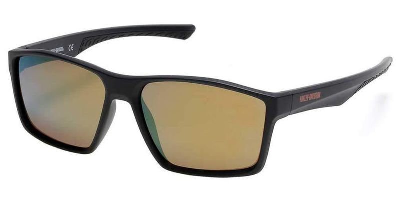 Gafas de sol Harley‑Davidson negro mate y bordeaux