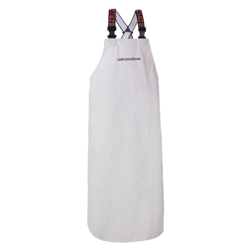 Delantal Grundéns Shoreman impermeable de PVC blanco