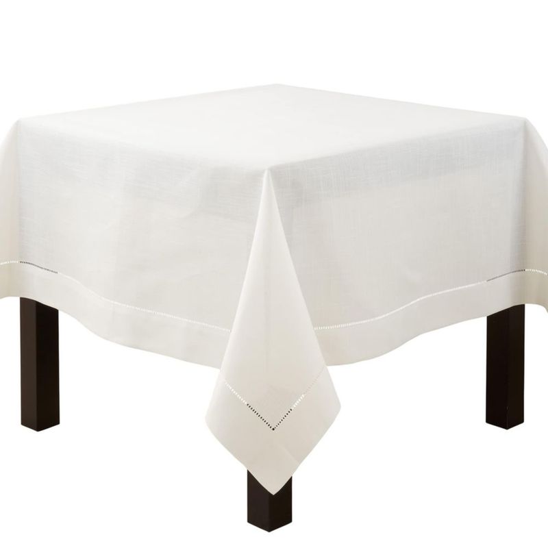Mantel SARO LIFESTYLE 152 cm Marfil con encaje