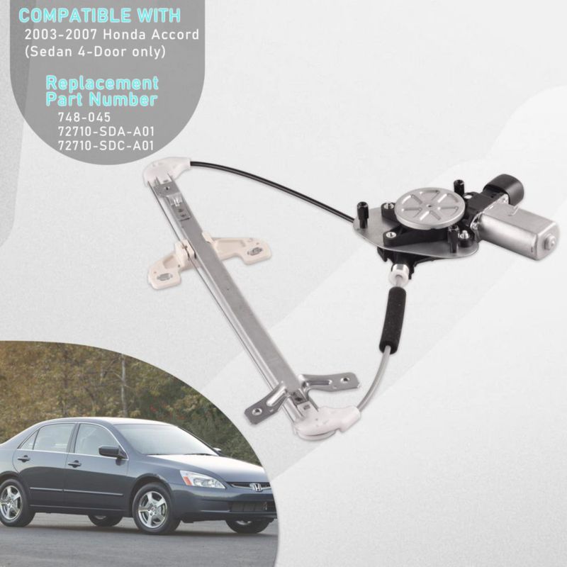 Regulador de ventana Predep para Honda Accord 2003-2007 (lado derecho)
