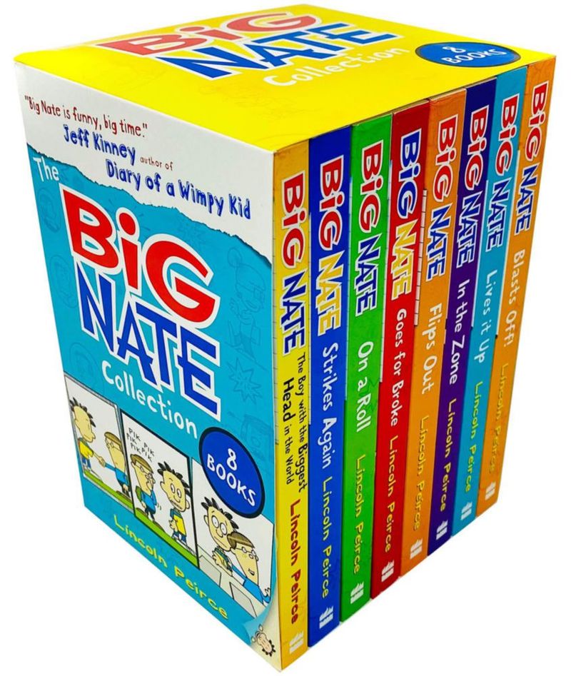 Caja de presentación de ficción HarperCollins – 8 copias de Big Nate