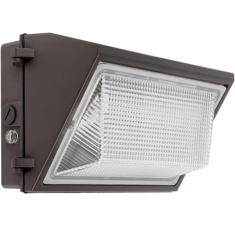 Luminaria de pared Paktonvo 100W 13000 lm con sensor crepúsculo‑alba