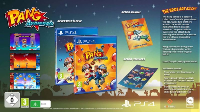 Juego PS4 de Meridiem Games – Pang Adventures Edición Buster