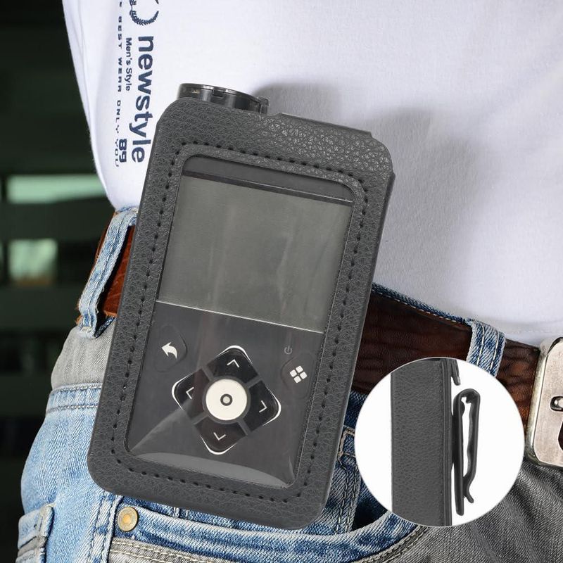 Funda para bomba de insulina Nakedcellphone 780G/770G/670G negra