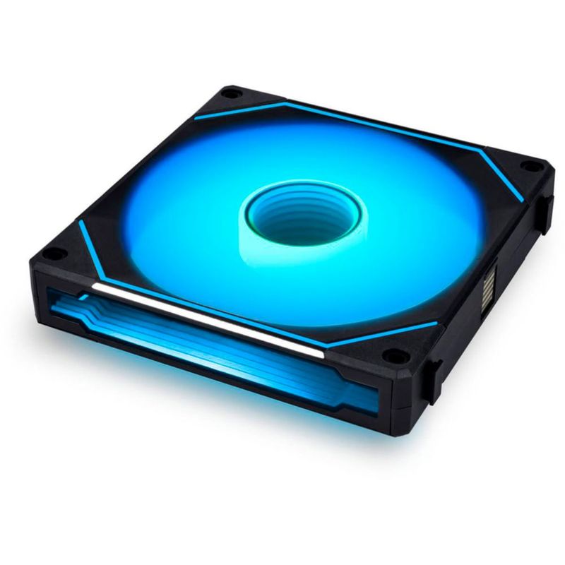 Ventilador de caja Lian Li 140 mm negro con rodamiento fluidodinámico
