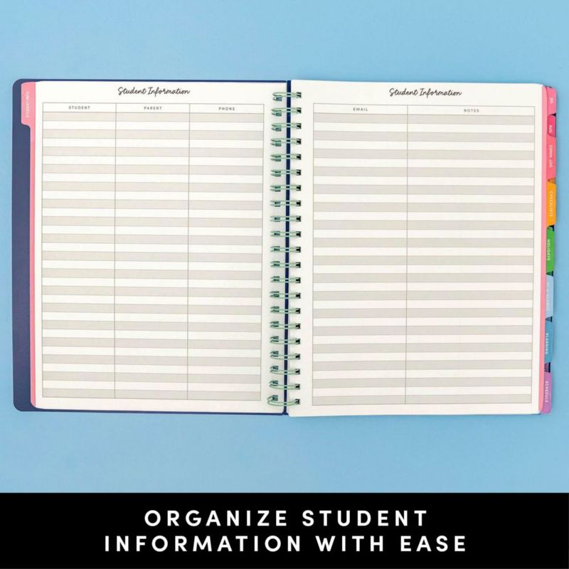 Agenda PAPERAGE 24 × 28 cm julio 2026‑junio 2027 color salvia