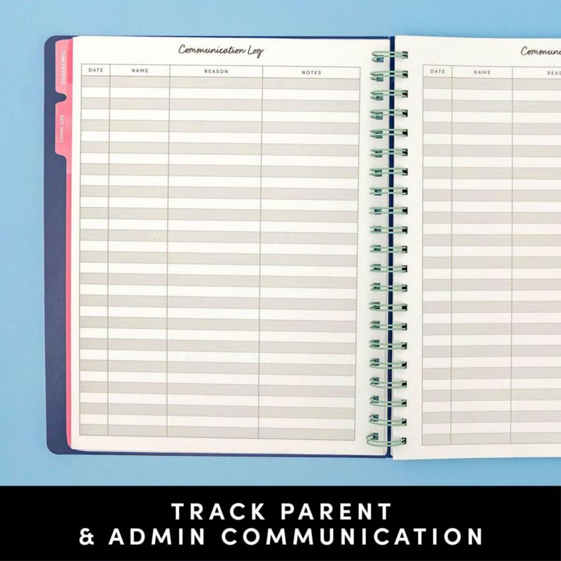 Agenda PAPERAGE 24 × 28 cm julio 2026‑junio 2027 color salvia