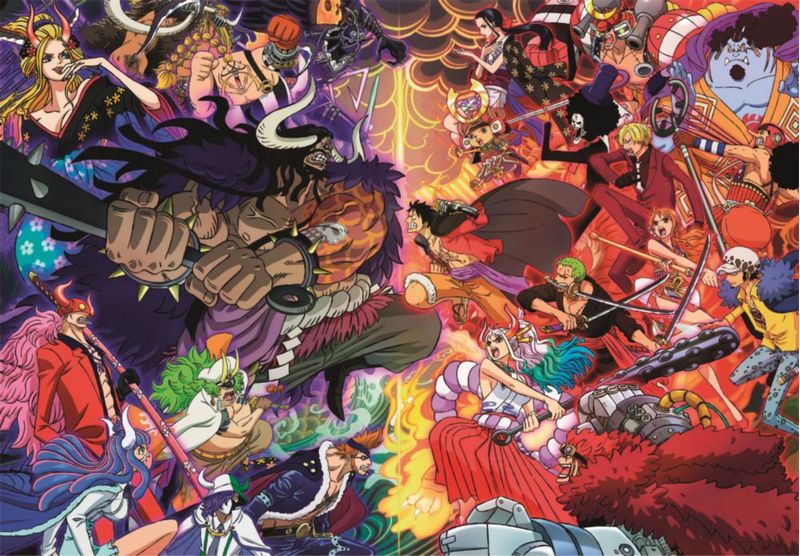 Rompecabezas Clementoni One Piece de 1000 piezas + póster