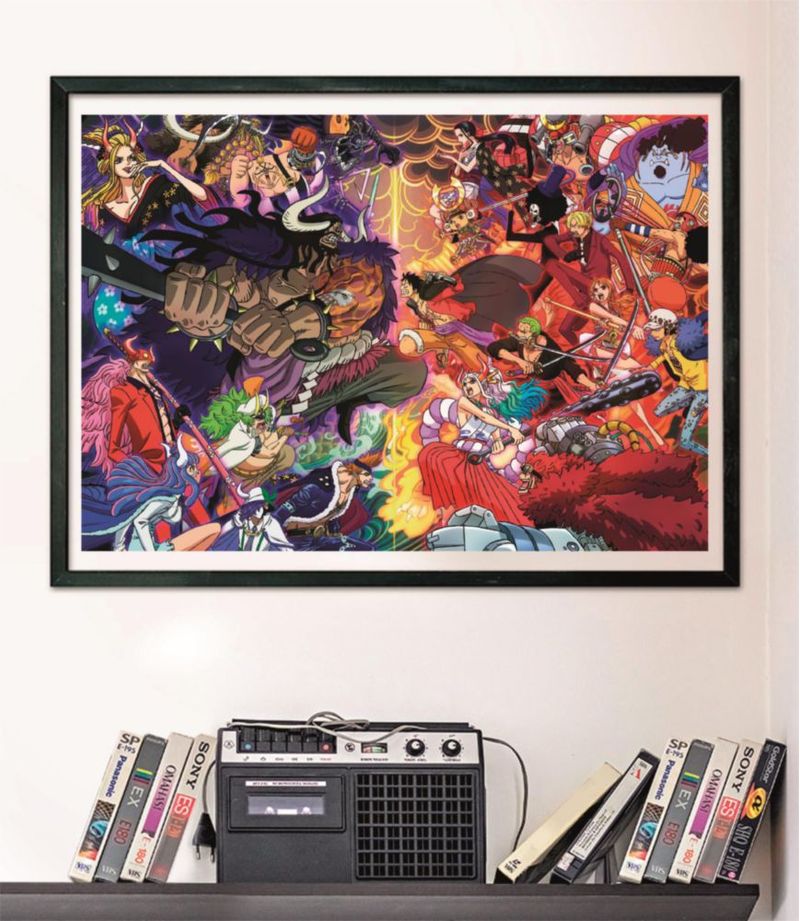 Rompecabezas Clementoni One Piece de 1000 piezas + póster