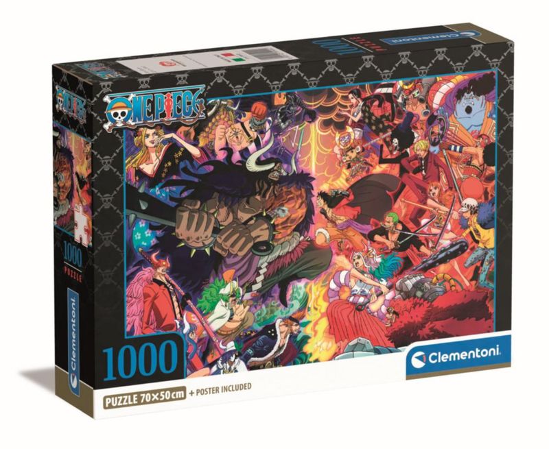 Rompecabezas Clementoni One Piece de 1000 piezas + póster
