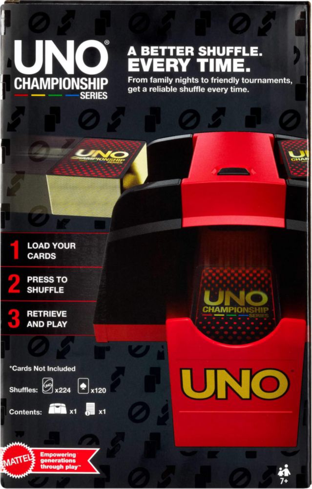 Barajadora de Cartas Mattel Games UNO con Botón