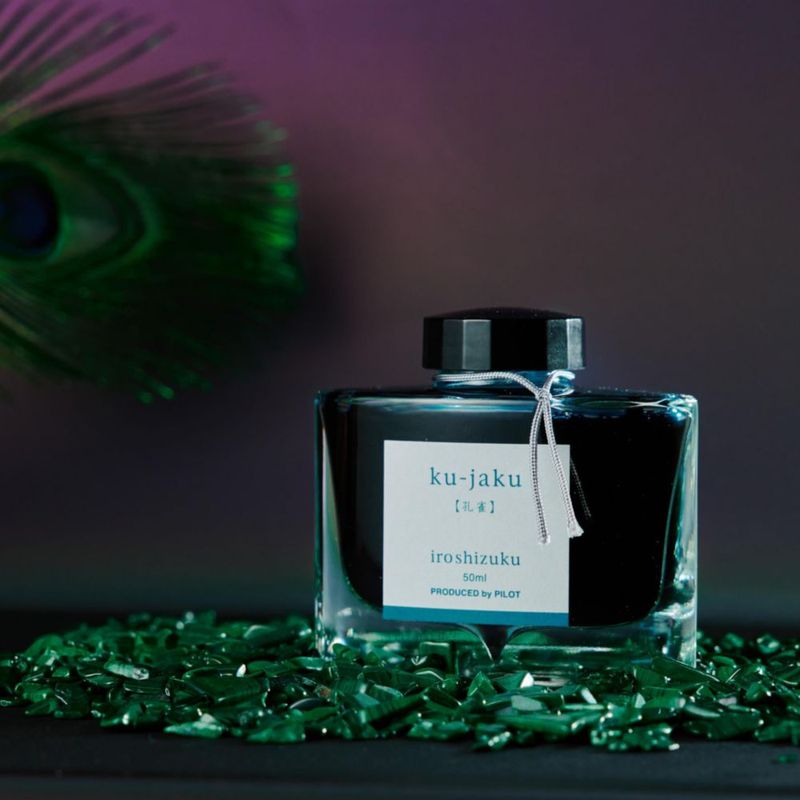 Tinta líquida PILOT Iroshizuku 50 ml Azul pavo real