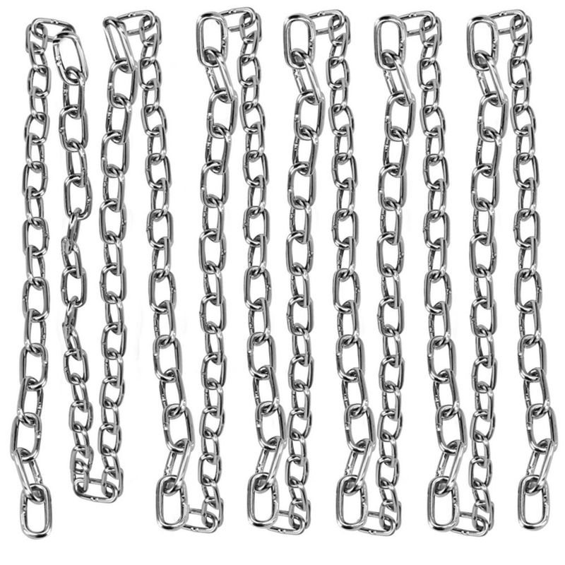Cadena HOZEON 8 m x 5 mm de acero inoxidable 304 de alta resistencia