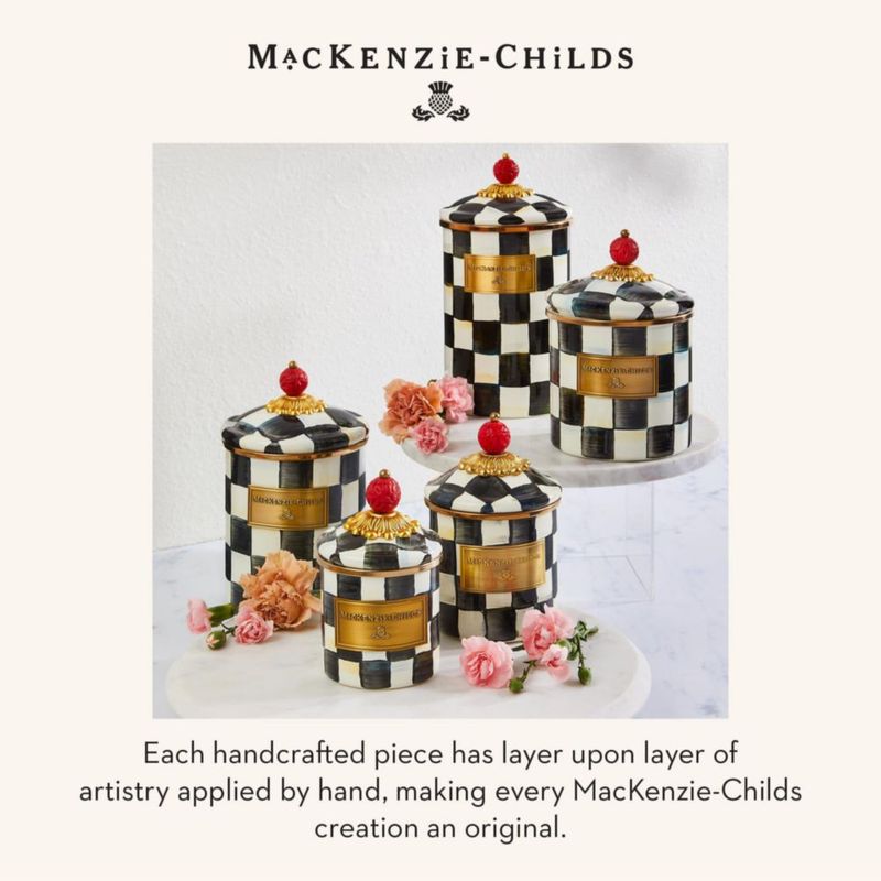 Tarro MACKENZIE-CHILDS Demi Courtly Check
