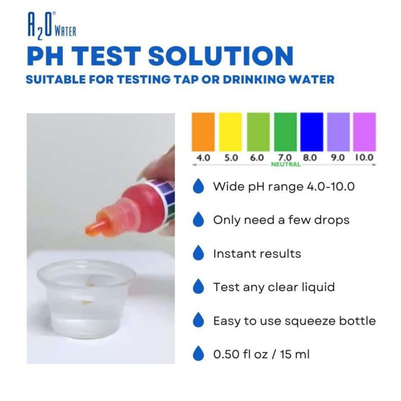 Kit de prueba de pH THINK ALKALINE 15 ml hasta 125 pruebas