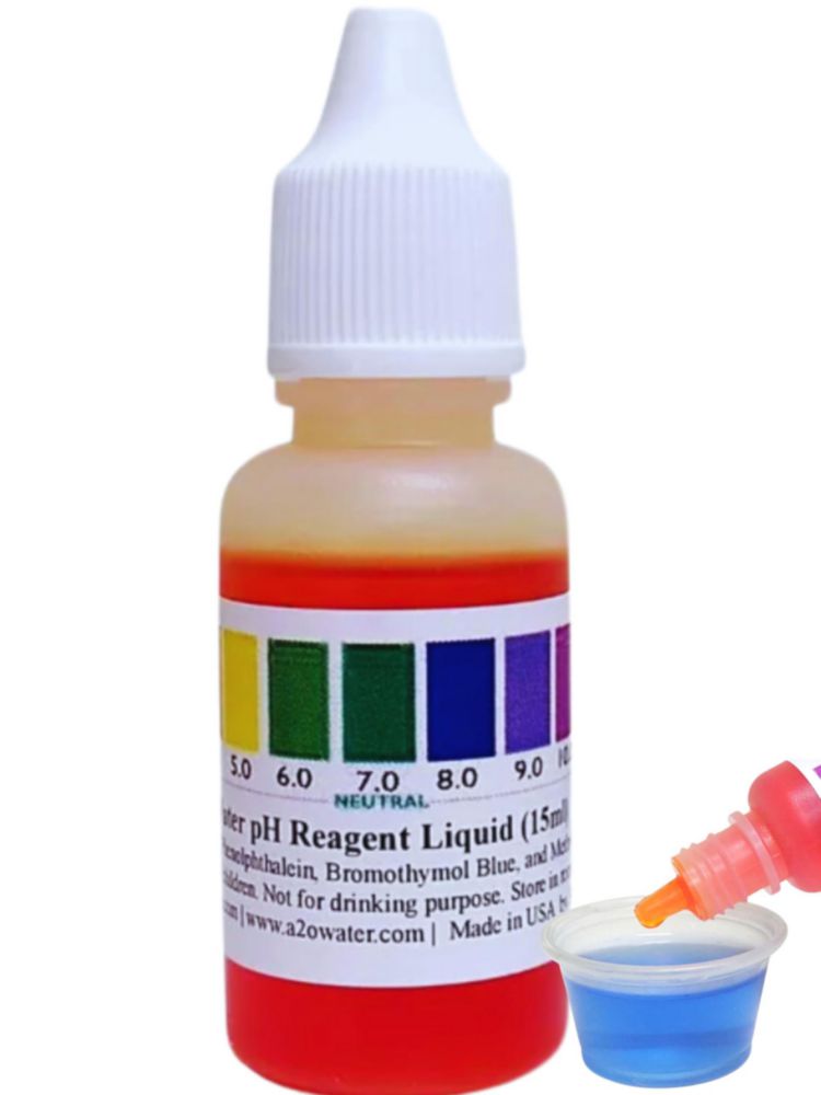 Kit de prueba de pH THINK ALKALINE 15 ml hasta 125 pruebas