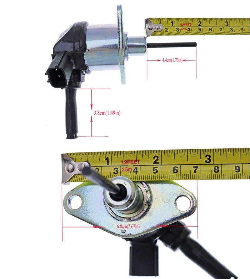 Solenoide de Combustible JEENDA 1A021-60010 12V Kubota Bobcat