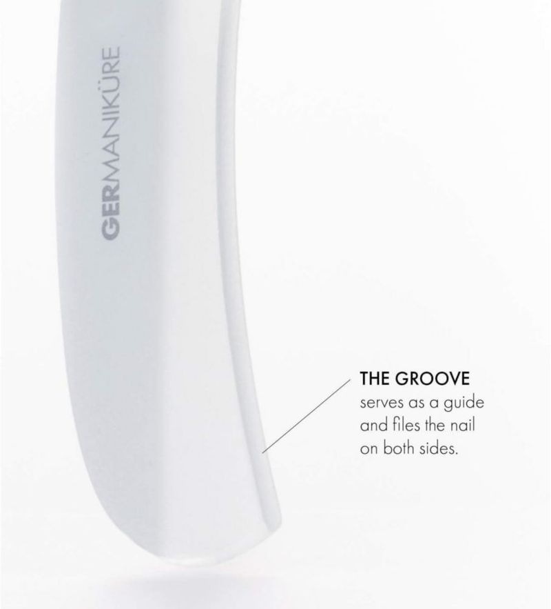 Set de 4 limas de uñas GERmanikure gris 105 cm