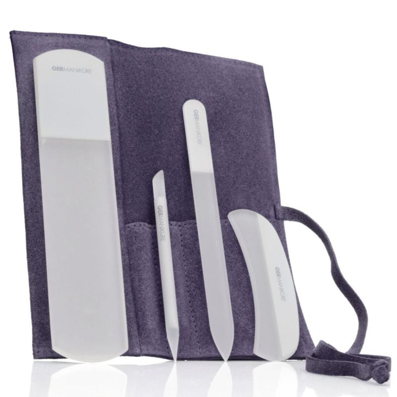 Set de 4 limas de uñas GERmanikure gris 105 cm