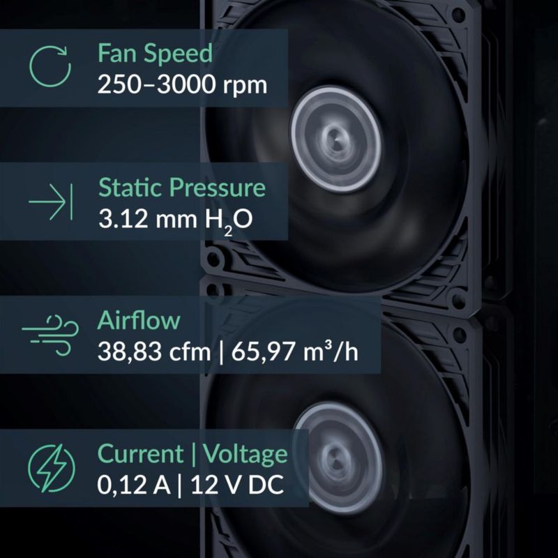 Ventilador de PC ARCTIC 92 mm PWM PST CO