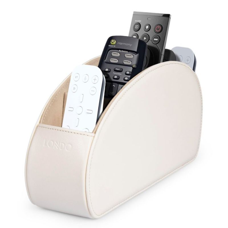 Soporte para mandos a distancia Londo Caddy 5 bolsillos de cuero PU