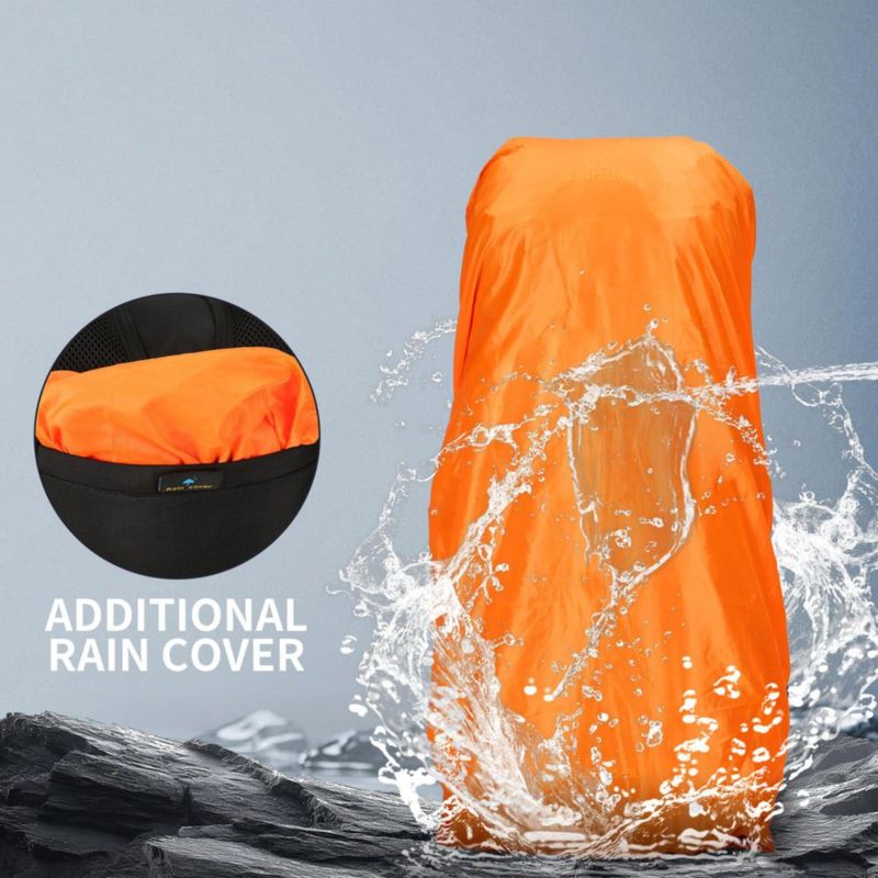Mochila King'sGuard 75L+5L Impermeable Roja