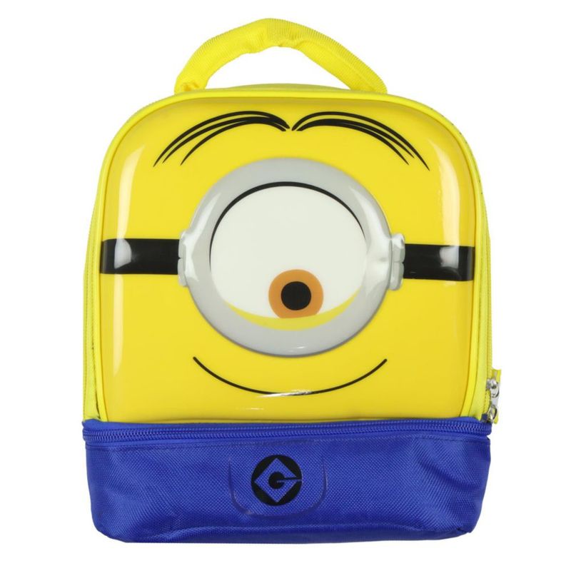 Lonchera AI ACCESSORY 25 cm Minions Doble Compartimento
