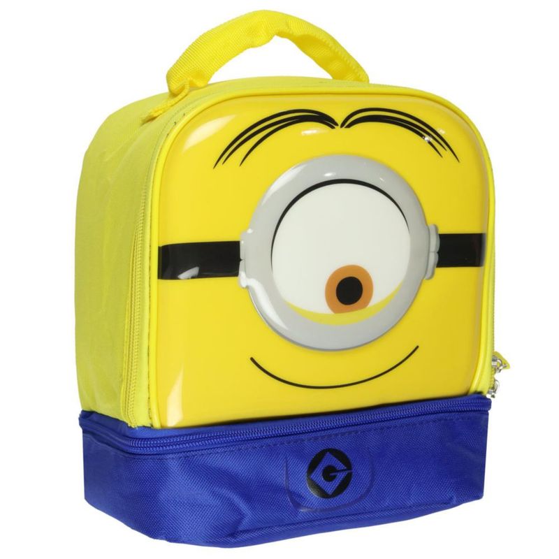 Lonchera AI ACCESSORY 25 cm Minions Doble Compartimento