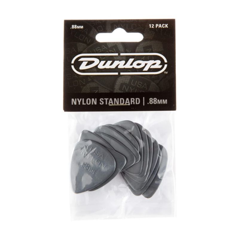 Púa Jim Dunlop de Nylon .88 mm - Pack de 12