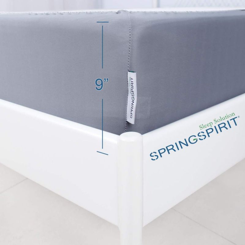 Funda para caja de resortes SPRINGSPIRIT King gris piedra