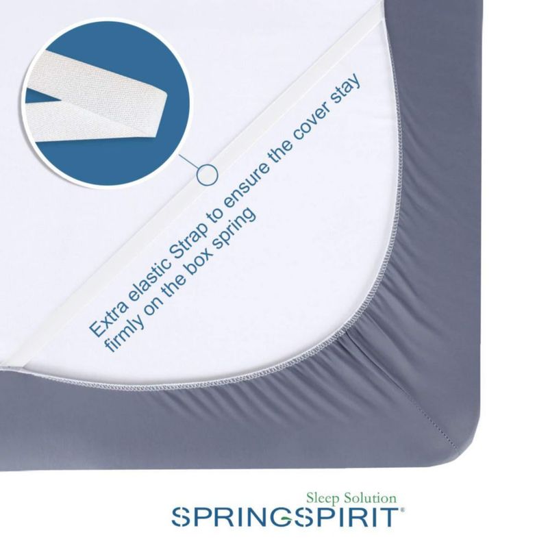Funda para caja de resortes SPRINGSPIRIT King gris piedra