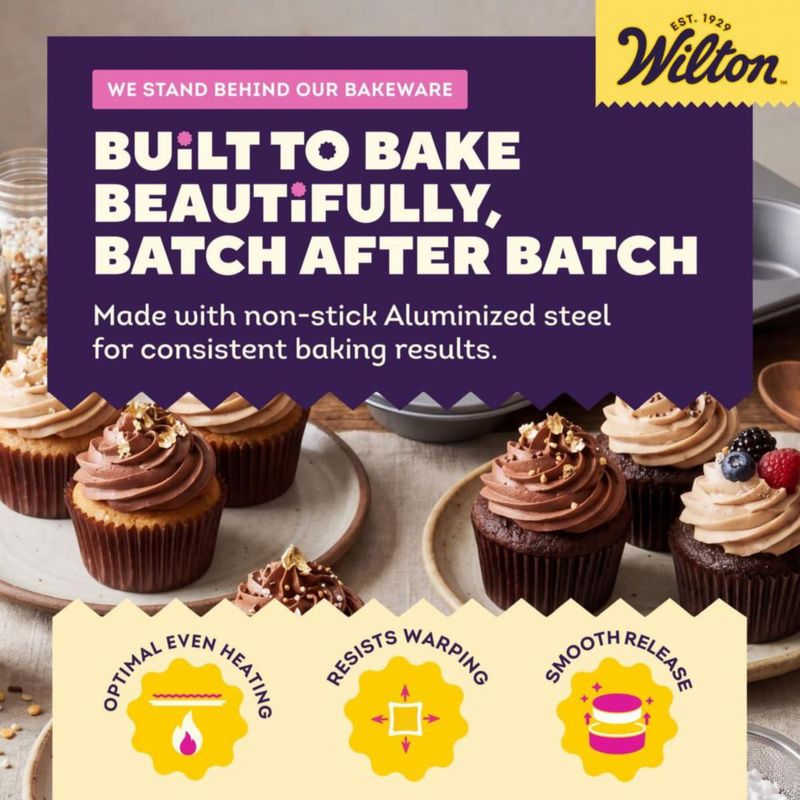 Molde Wilton Jumbo para Muffins de 6 Tazas Antiadherente sin PFAS