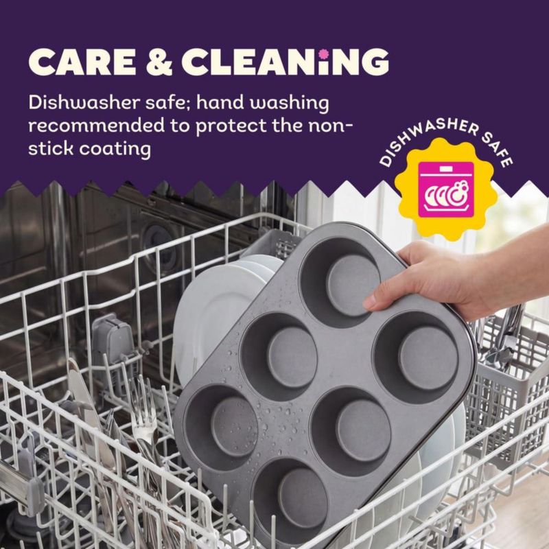 Molde Wilton Jumbo para Muffins de 6 Tazas Antiadherente sin PFAS