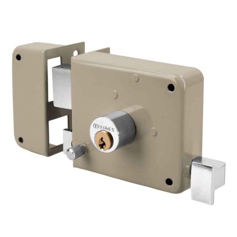 Cerradura Hermex Truper 43582 de borde izquierdo 35‑40 mm