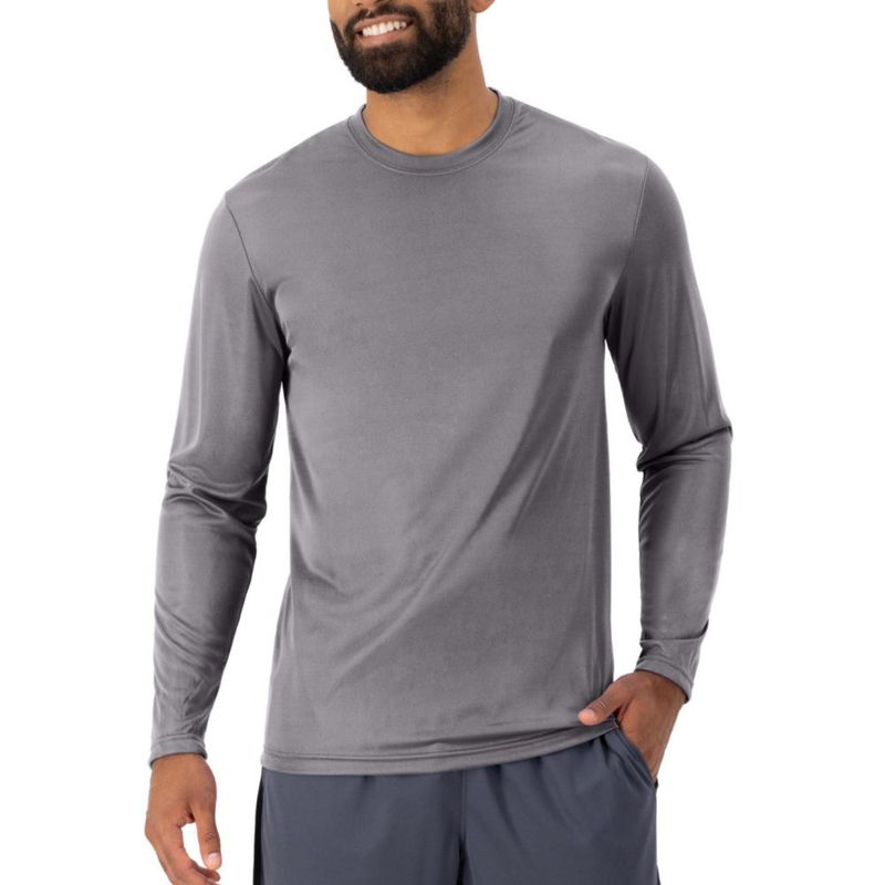 Camiseta Hanes XXL (2 unidades) Grafito UPF 50+