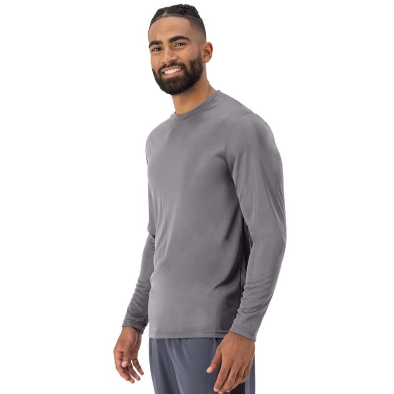 Camiseta Hanes XXL (2 unidades) Grafito UPF 50+