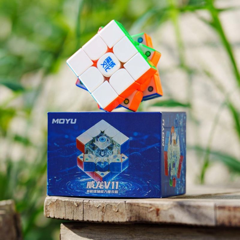 Cubo de Rompecabezas Moyu Weilong V11 3x3 con 64 Imanes