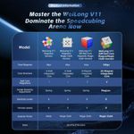 Cubo de Rompecabezas Moyu Weilong V11 3x3 con 64 Imanes