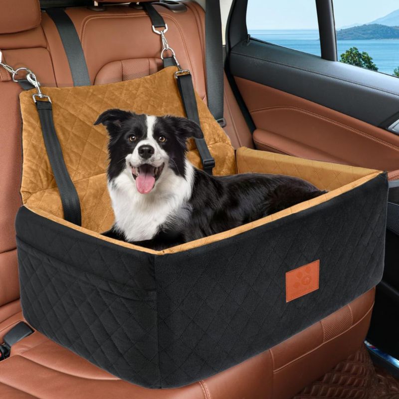 Asiento para coche de perro NEEZUKAR 75x51x51 cm hasta 25 kg lavable